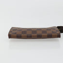 LOUIS VUITTON Damier Ebene Marais Pouch LV Auth 177071-6