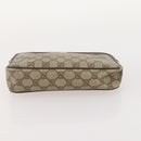 GUCCI GG Supreme Web Sherry Line Tote Bag PVC 3 Set Beige Auth 177075-20
