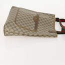 GUCCI GG Supreme Web Sherry Line Tote Bag PVC 3 Set Beige Auth 177075-4