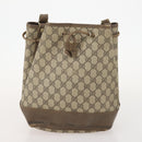 GUCCI GG Supreme Web Sherry Line Tote Bag PVC 3 Set Beige Auth 177075-9