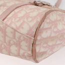 Christian Dior Trotter Canvas Chain Romantic Bag PVC Pink Silver Auth 177076-16