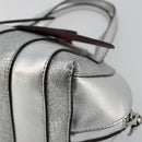 GUCCI Kinder Handtasche Leder Silber Original 177083A-9