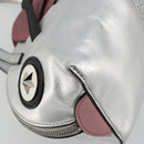 GUCCI Kinder Handtasche Leder Silber Original 177083A-14