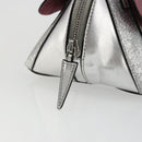 GUCCI Kinder Handtasche Leder Silber Original 177083A-17