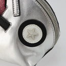 GUCCI Kinder Handtasche Leder Silber Original 177083A-18
