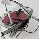 GUCCI Kinder Handtasche Leder Silber Original 177083A-6