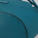 GUCCI Diamante Shoulder Bag Leather Blue Silver 354229 Auth 177084A-9