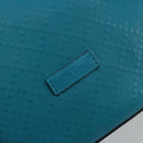 GUCCI Diamante Shoulder Bag Leather Blue Silver 354229 Auth 177084A-17
