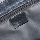GUCCI GG Canvas Jackie Hand Bag Black Silver 002 1065 Auth 177085-18