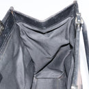 GUCCI GG Canvas Jackie Hand Bag Black Silver 002 1065 Auth 177085-19