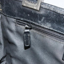 GUCCI GG Canvas Jackie Hand Bag Black Silver 002 1065 Auth 177085-21