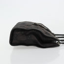 GUCCI GG Canvas Jackie Hand Bag Black Silver 002 1065 Auth 177085-3