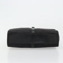 GUCCI GG Canvas Jackie Hand Bag Black Silver 002 1065 Auth 177085-5