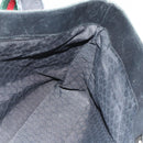 GUCCI Web Sherry Line Tote Bag Canvas Black Red Green 73983 Auth 177087-17