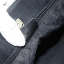 GUCCI Web Sherry Line Tote Bag Canvas Black Red Green 73983 Auth 177087-12