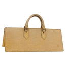 LOUIS VUITTON Epi Sac Triangle Hand Bag Yellow M52099 LV Auth 177090-1