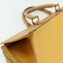 LOUIS VUITTON Epi Sac Triangle Hand Bag Yellow M52099 LV Auth 177090-9
