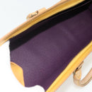 LOUIS VUITTON Epi Sac Triangle Hand Bag Yellow M52099 LV Auth 177090-11