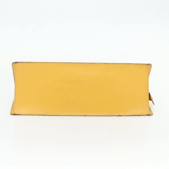 LOUIS VUITTON Epi Sac Triangle Hand Bag Yellow M52099 LV Auth 177090