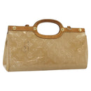 LOUIS VUITTON Monogram Vernis Roxbury Drive Bag 2Way Noisette M91372 Auth 177091-1
