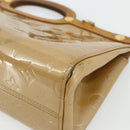 LOUIS VUITTON Monogram Vernis Roxbury Drive Bag 2Way Noisette M91372 Auth 177091-16