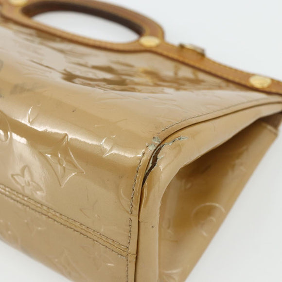 LOUIS VUITTON Monogram Vernis Roxbury Drive Bag 2Way Noisette M91372 Auth 177091