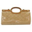 LOUIS VUITTON Monogram Vernis Roxbury Drive Bag 2Way Noisette M91372 Auth 177091-13