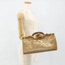 LOUIS VUITTON Monogram Vernis Roxbury Drive Bag 2Way Noisette M91372 Auth 177091-21