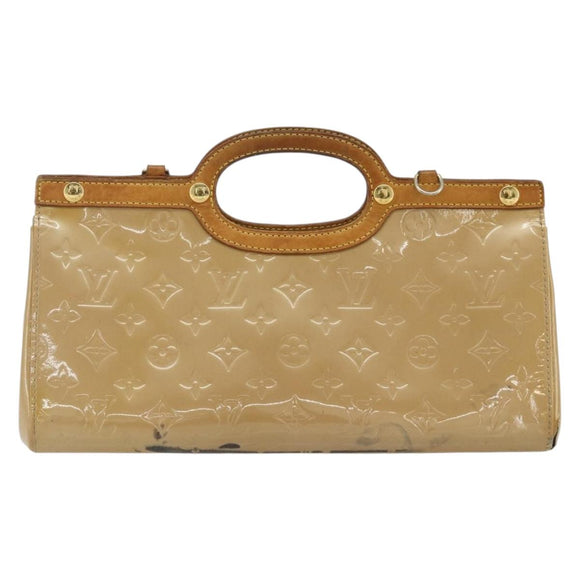 LOUIS VUITTON Monogram Vernis Roxbury Drive Bag 2Way Noisette M91372 Auth 177091