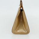 LOUIS VUITTON Monogram Vernis Roxbury Drive Bag 2Way Noisette M91372 Auth 177091-3
