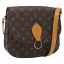 LOUIS VUITTON Monogram Saint Cloud GM Shoulder Bag M51242 LV Auth 177092A-1