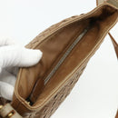 BOTTEGA VENETA INTRECCIATO Shoulder Bag Leather Beige 170022 Auth 177097-18