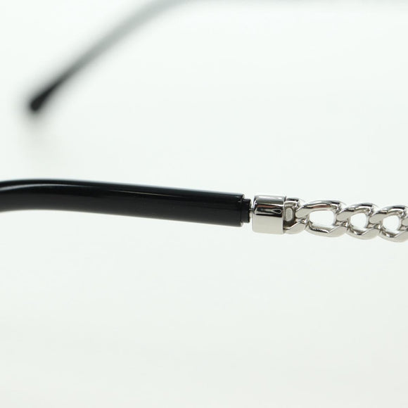 CHANEL Sunglasses metal Silver tone 4242 CC Auth 177100V
