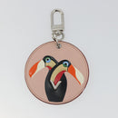LOUIS VUITTON Epi Exotic Birds Charm Pink M67186 LV Auth 177102A-2