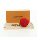 LOUIS VUITTON Bag Charm Very Licious Crochet Charm Red M02583 LV Auth 177108SM-12
