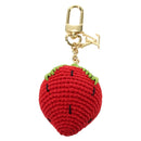 LOUIS VUITTON Bag Charm Very Licious Crochet Charm Red M02583 LV Auth 177108SM-2