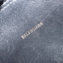 BALENCIAGA Ville Shoulder Bag Leather Multicolor Silver Auth 177109A-17