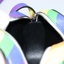 BALENCIAGA Ville Shoulder Bag Leather Multicolor Silver Auth 177109A-18