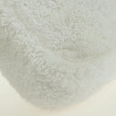 PRADA Hand Bag Pile White Silver Auth 177111M-16