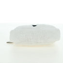 PRADA Hand Bag Pile White Silver Auth 177111M-5