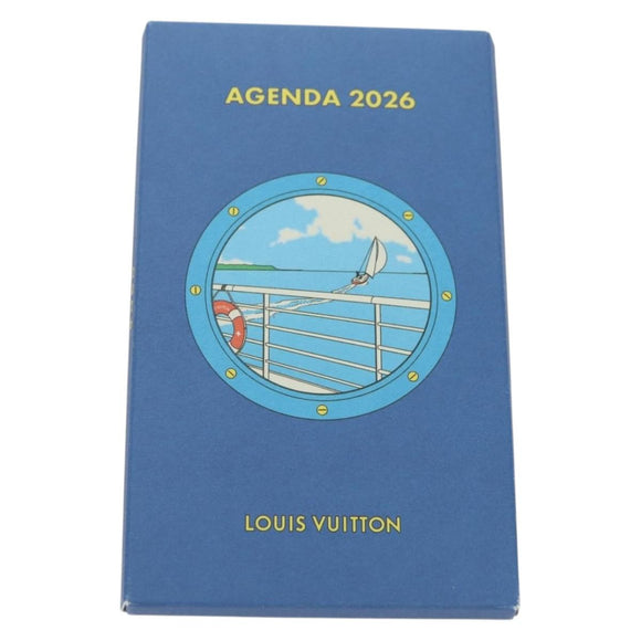 LOUIS VUITTON Refill 2026 Agenda MM Blue RA4106 Auth 177112M