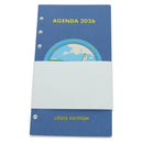 LOUIS VUITTON Refill 2026 Agenda MM Blue RA4106 Auth 177112M-2