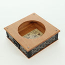 GOYARD Herringbone Food Bowl PVC Brown Auth 177113SV-7