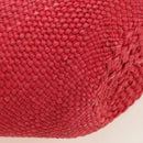 LOEWE Watermelon Tote Bag Raffia 2way Red Auth 177114SAV-16