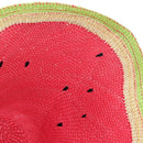 LOEWE Watermelon Tote Bag Raffia 2way Red Auth 177114SAV-23