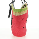 LOEWE Watermelon Tote Bag Raffia 2way Red Auth 177114SAV-4