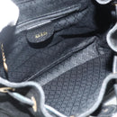GUCCI Bamboo Rucksack Wildleder Schwarz Gold 003 2034 0030 Auth 177116-11