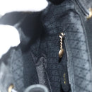 GUCCI Bamboo Rucksack Wildleder Schwarz Gold 003 2034 0030 Auth 177116-22