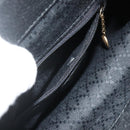 GUCCI Bamboo Rucksack Wildleder Schwarz Gold 003 2034 0030 Auth 177116-24