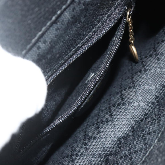 GUCCI Bamboo Rucksack Wildleder Schwarz Gold 003 2034 0030 Auth 177116